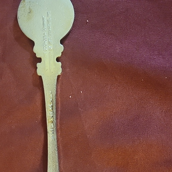 Vintage 1995 Coca Cola Collectible Metal Spoon Made in New Zealand,Silver Plated - Picture 3 of 4